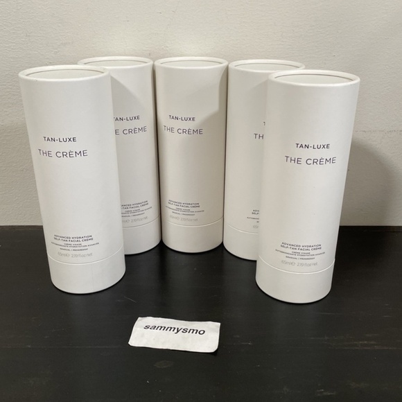 Tan-Luxe The Creme Advanced Hydration Self-Tan Facial Creme- 2.19 oz, x5 tubes